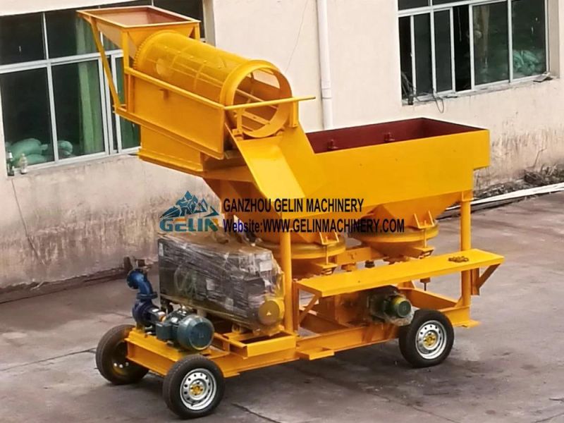 Gravity Sawtooth Wave Gold Diamond Ore Tin Tungsten Coltan Manganese Mine Iron Heavy Minerals Concentrating Mining Hydraulic Radial Duplex Jig Supplier Price