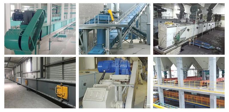 Carbon Steel Material Handling Equipment Drag Chain Conveyor for Power Plant
