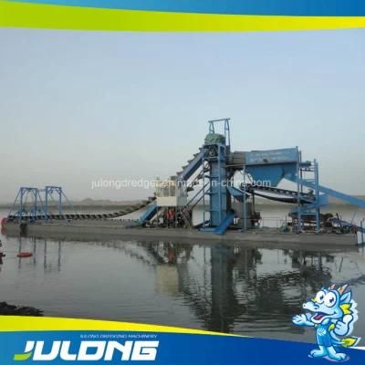 2019 China PLC Control Chain Bucket Sand Dredger for Sale