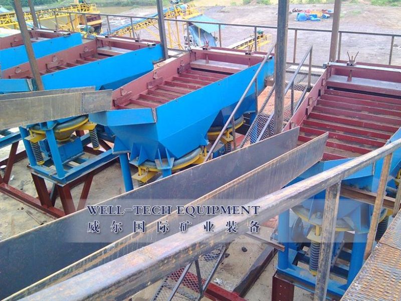 Rock Gold Mineral Processing Plant Mining Equipments From Gandong/Jiangxi Well-Tech International Mining Equipment