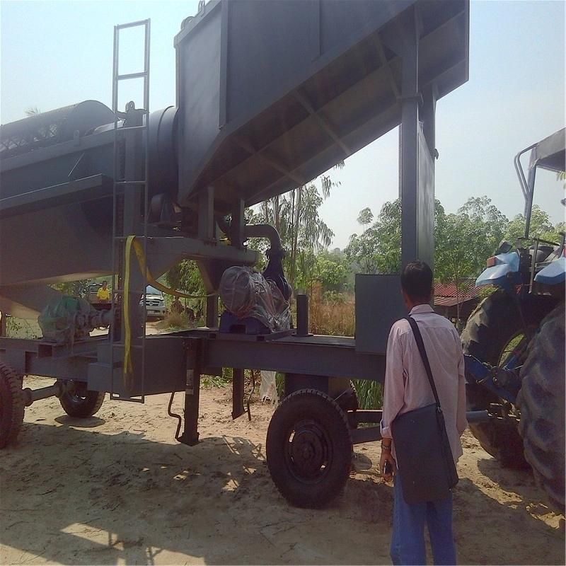 Portable Capacity Gold Trommel Wash Plant