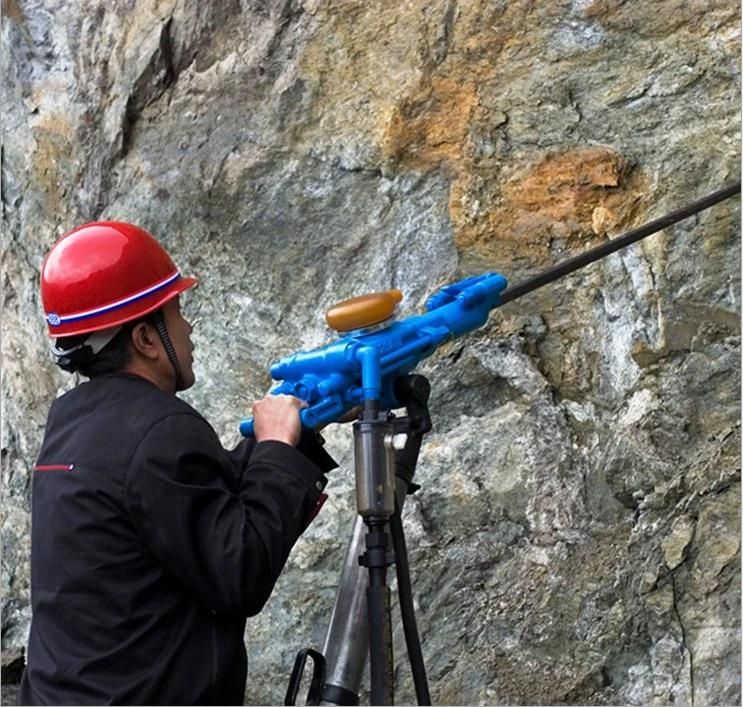 Powerful Hand-Held Mining Air Leg Pneumatic Rock Drill