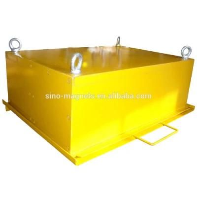 Iron Remova Magnetic Plates Above Conveyor Permanent Plate Magnetic Separator Manufacturer