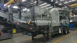 High Efficiency Iron Ore Wheeled Portable Mobile Impact Crusher