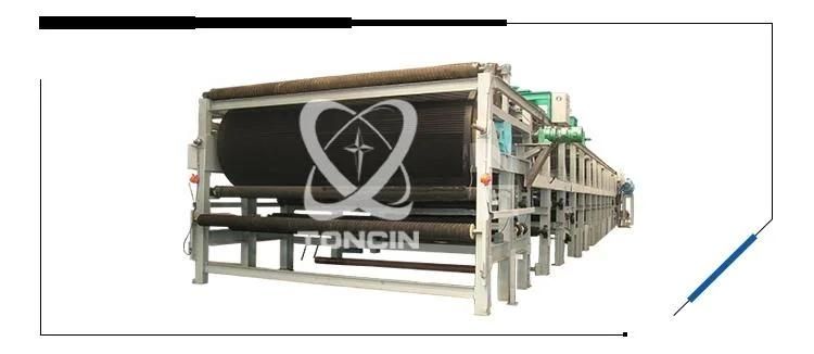 Toncin Mine Sludge Dewatering of Rubber Belt Vacuum Filter