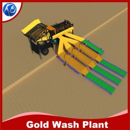 Factory Price Placer Mining Machine 50/100/200 Tph Gold Trommel Washing Plant