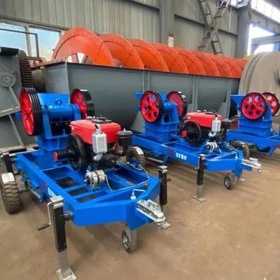 Portable Stone Crusher Price Mobile Jaw Crusher PE150X250 Diesel Engine Drive