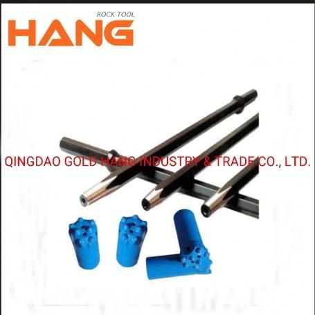 7 Degree High Quality Tapered Drill Steel Rod for Mining