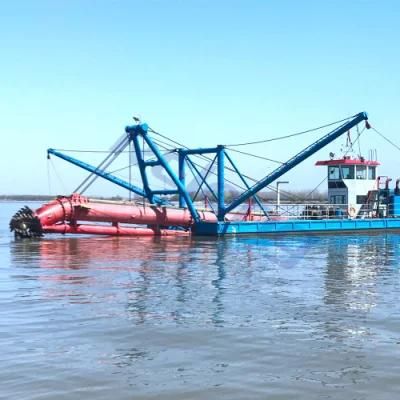 Customized Diesel Cutter Suction Dredger Used in River Dredging with Gravel Pump