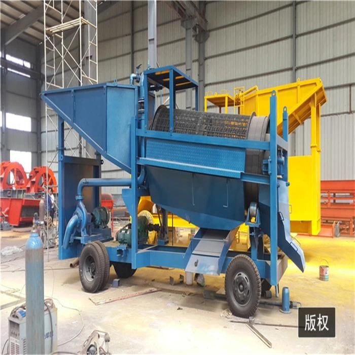 Keda Movable Placer Gold Mining Equipment with Patents (1-500t/h)