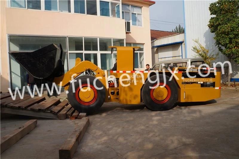 China 2 m3 diesel hydraulic underground side seat mining scoop loader