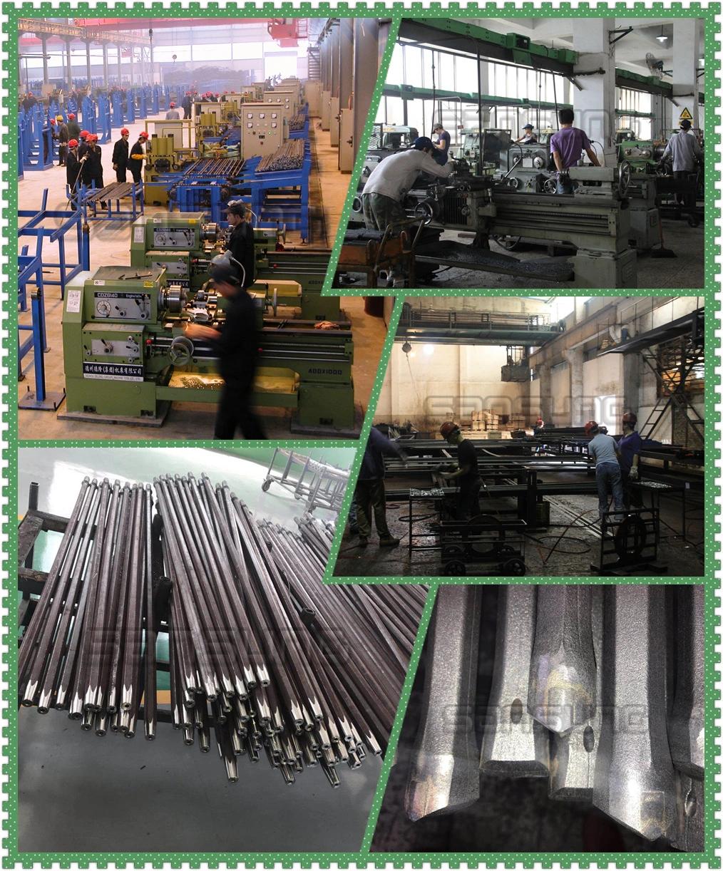 Top Hammer Thread Extension Rods for Open Mining and Underground Tunneling Drilling