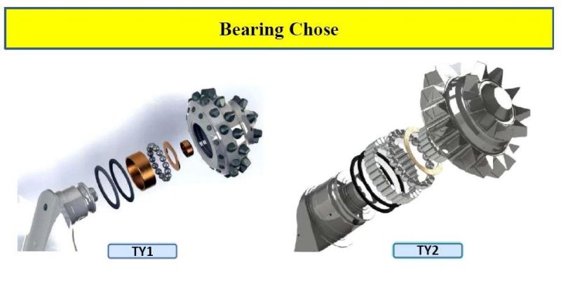 Rock Drill Bit 6 1/2 Inch TCI Tricone Roller Drill Bit IADC 416 of API Spec Drilling Tools