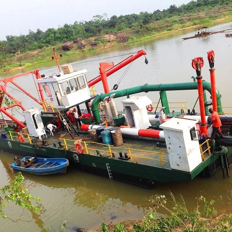 Hydraulic Control System Water Flow 7000 Cubic Meter Cutter Suction Sand Dredger for Sale