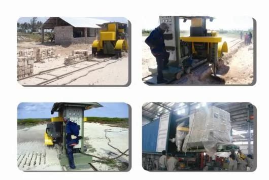 Hualong Machinery Sandstone Cutting Machine with Vertical and Horizontal Cutting Movement