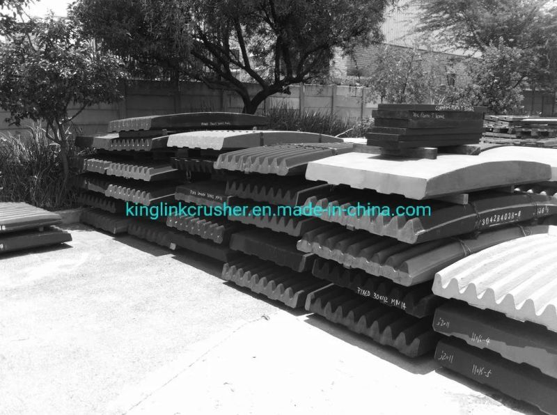 High Manganese Jaw Plates for International Brand Jaw Crushers