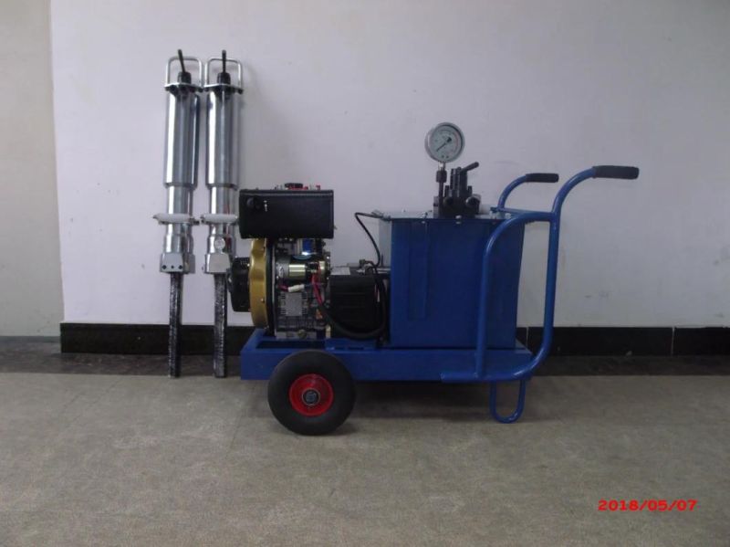 Hydraulic Rock Splitter for Mining Diesel Motor Similar to Darda