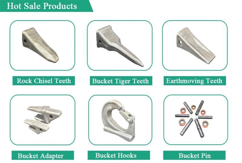 High Quality Ec360 Bucket Tooth for Replacement Volvo Excavator Tiger Bucket Teeth with Excavator Spare Parts