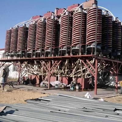 China Mining Industry Tantalum Gravity Processing Plant Spiral Chute