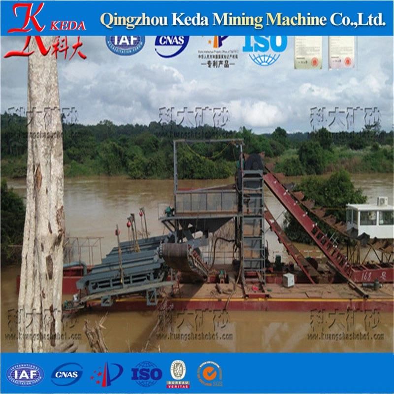 Long Lifetime Dredger Made in Keda Bucket Dredger