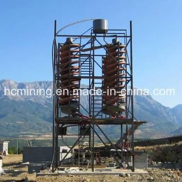 10tph Indonesia Tantalite Processing Spiral Chute Mining Machine