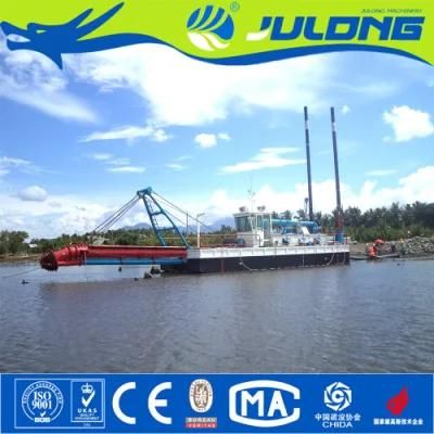 Julong High Efficiency Cutter Suction Dredger with Dredge Pump for Sale