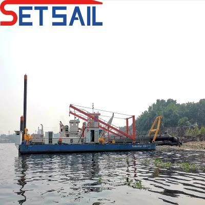 Long Service Life Cutter Suction Mud Ship with Depth Sounder Meter