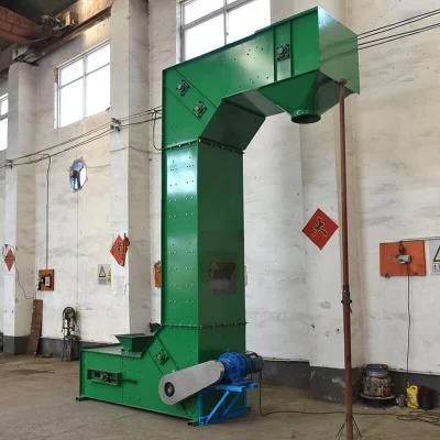 Heavy Duty Gypsum Powder Lifting Transporting Chain Z Type Bucket Conveyor Machine