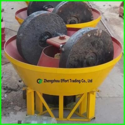 Diesel Engine Wet Pan Mill for Gold Ore Milling Wet Roller Mill