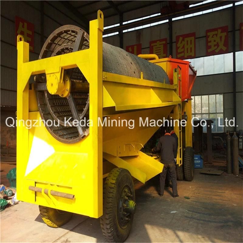 Mobile Trommel Screen for Gold Washing Machine