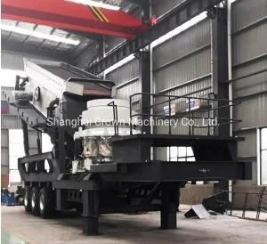 250tph Mobile Rock Hydraulic Cone Crusher for Quarry Site