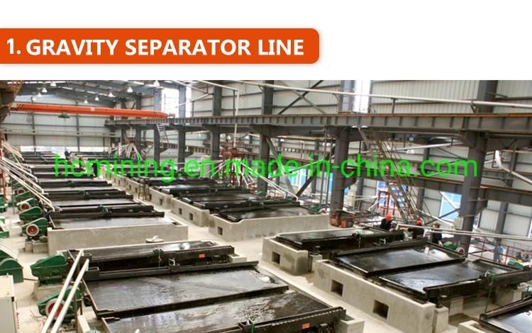 Mineral Separator Line Shaking Table Gold Concentrator for Sale