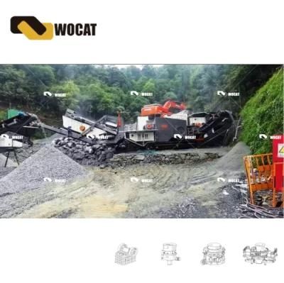 Concrete Construction Waste Mining Mobile Impact Crusher (SL25L)