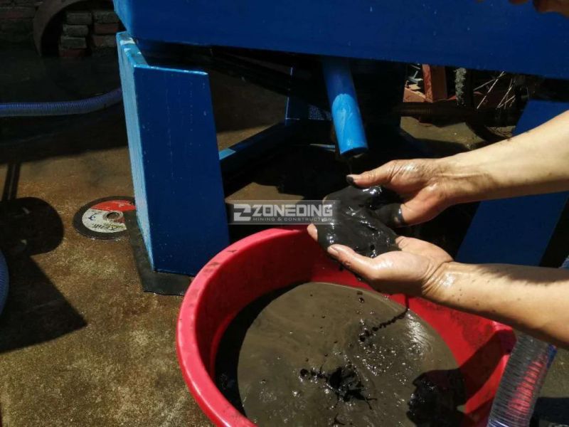 Portable Alluvial Gold Washing Machine, Gold Extraction Equipment, Miniature Gold Centrifugal Thickener