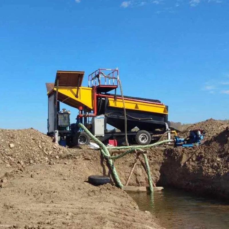 Gold Refinery Trommel Washing Plant Machine for Gold Panning Project