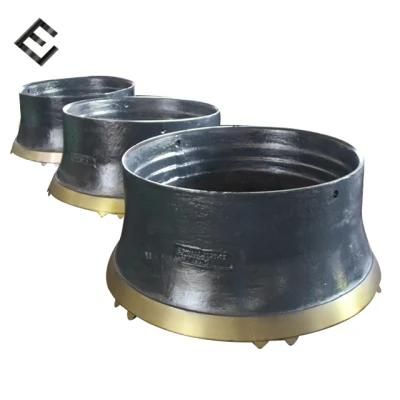 Popular Mining Machinery Parts Alloy Steel Casting Cone Crusher Liner Filler Mantle ...