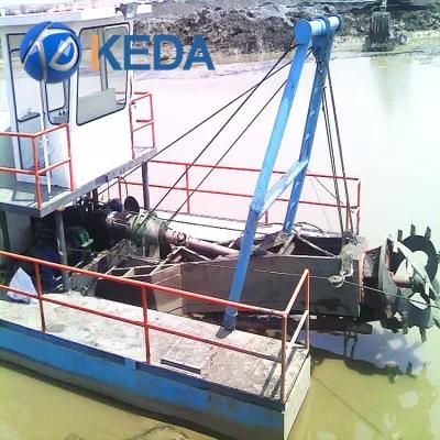 CSD150 Hydraulic Dredger Vessel Gold Mining Equipment Sand Suction Dredger