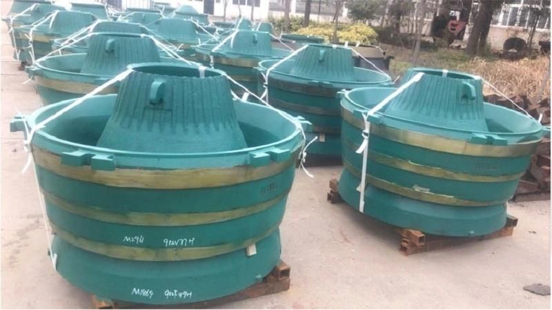 Manganese Castings Mantle Concave Suit H6800 H4800 Cone Crusher Wear Parts