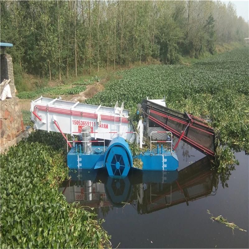 Automatic Driving Aquatic Weed Cutting Harvester for Sale