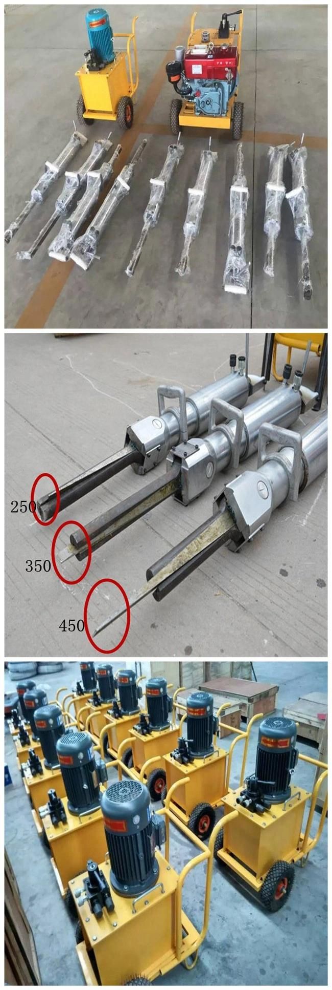 Factory Directly Supply Manual Rock Quarry Hydraulic Splitter for Sale