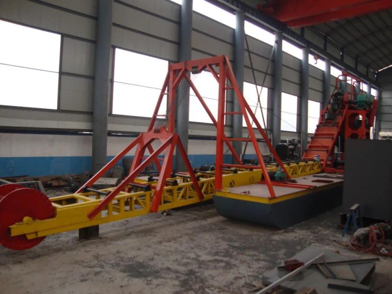 Keda High Efficiency Bucket Chain Gold Dredger for Sale