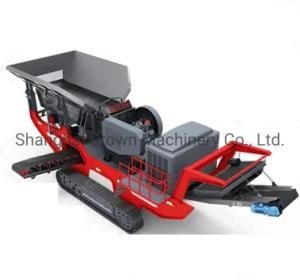 100-150tph Crawler Mobile Granite Primary Jaw Crusher with Stable Performance