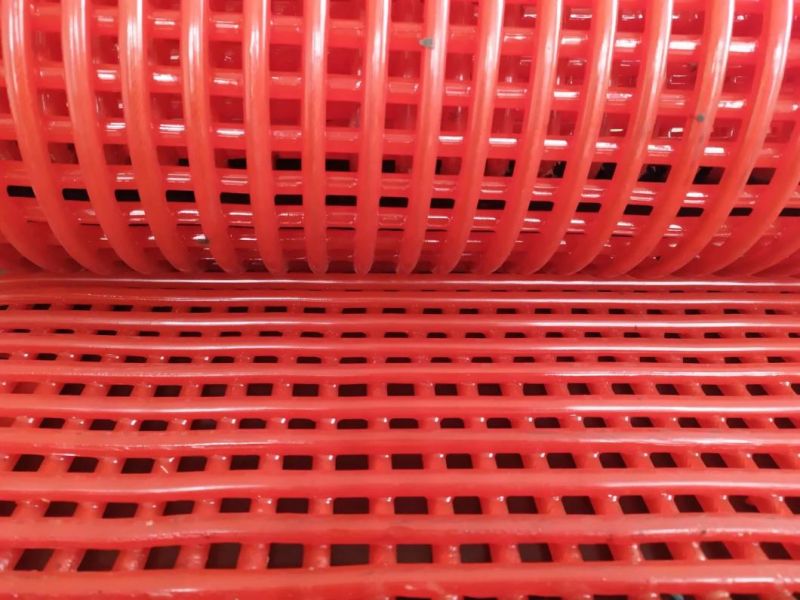 Yellow 30mm Thickness Polyurethane Screen Panel with 5mm Hole Size Vibrating Wire Mesh Screen, Polyurethane Screen for Mining Crusher