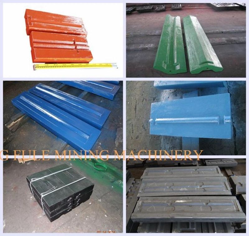 High Chrome Steel Casting Blow Bar with Ceramic Insert for Impact Crusher