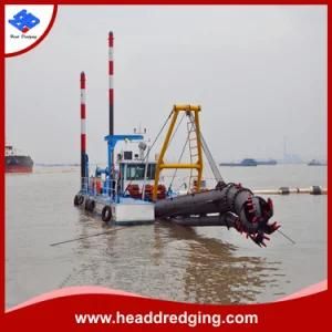 Draga De Succion Con Cortadora PARA Extraccion De Arena Dredger