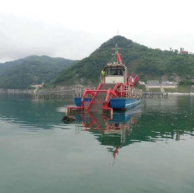 Hyacinth Salvage Boat Trash Skimmer for Clean Seaweed