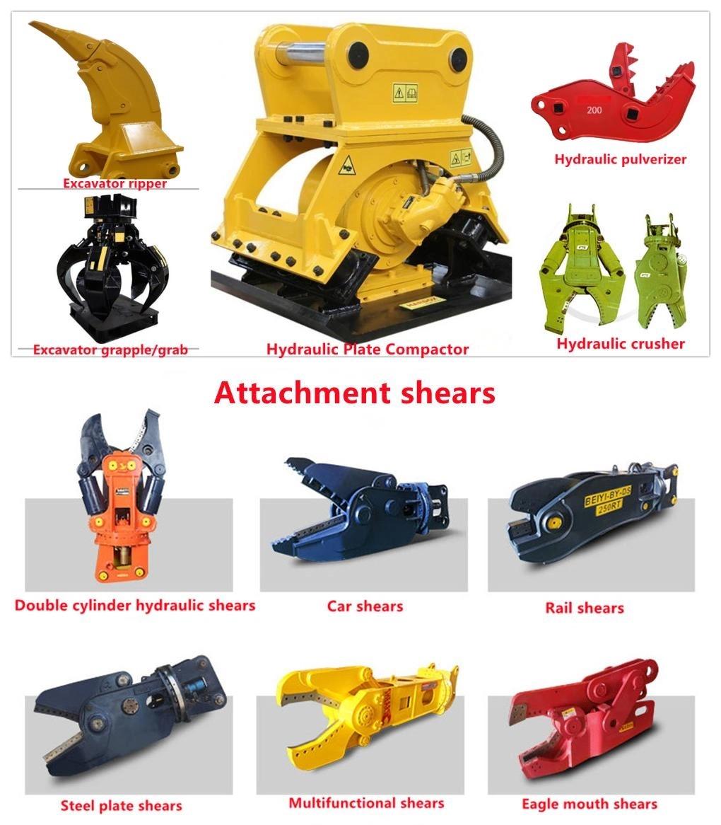 Rotary Scrap Cars Scrap Steel Cutting Construction Machinery Iron Shear Hydraulic Concrete Crusher