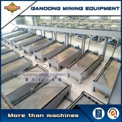 High Performance Gravity Mineral Processing Shaking Table for Sale