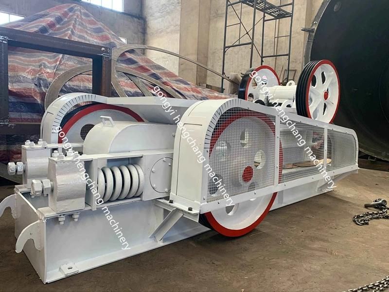 Double Graphite Limestone Gypsum Lignite Coal Double Tooth Roller Crusher