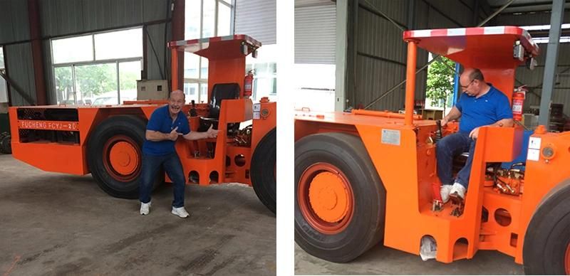 Diesel engine driven mining underground truck dumper from China manufacturer